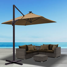 Load image into Gallery viewer, Deluxe Cantilever Umbrella with Sunbrella Fabric in Backyard