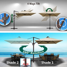 Load image into Gallery viewer, Deluxe Cantilever Umbrella Tilt Function