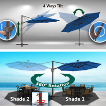 Load image into Gallery viewer, Deluxe Cantilever Umbrella Tilt Function