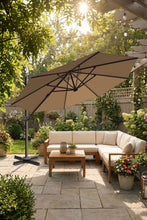 Load image into Gallery viewer, Deluxe 11.5' Sunbrella® Fabric Solar LED Cantilever Umbrella
