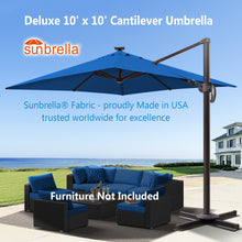 Load image into Gallery viewer, Deluxe Cantilever Umbrella Tilt Function