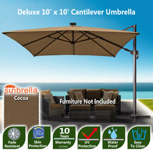 Load image into Gallery viewer, Deluxe Cantilever Umbrella Tilt Function