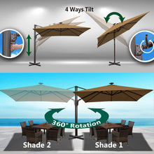 Load image into Gallery viewer, Big Roma Cantilever Umbrella Opened
