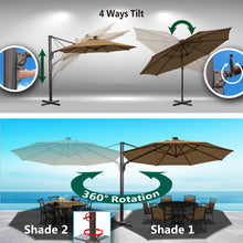 Load image into Gallery viewer, Big Roma Cantilever Umbrella Opened