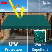 Load image into Gallery viewer, 8' x 6.5' Manual Retractable Awning | DIY Patio &amp; Balcony Sunshade
