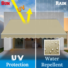 Load image into Gallery viewer, 12' x 10' Manual Retractable Deck Awning | Extra-Deep Projection Canopy
