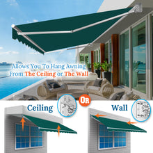 Load image into Gallery viewer, 12' x 10' Manual Retractable Deck Awning | Extra-Deep Projection Canopy
