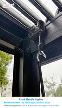 Load image into Gallery viewer, The Solara 4m x 3m Sunroom - Louvered Pergola with Sliding Glass Doors &amp; Built-in LED
