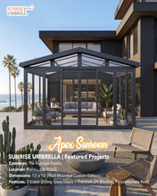 Load image into Gallery viewer, The Apex Custom Sunroom - Attached Gable Enclosure
