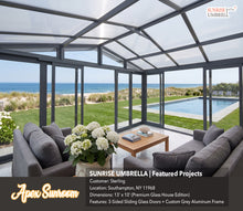 Load image into Gallery viewer, The Apex Custom Sunroom - Attached Gable Enclosure
