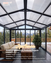 Load image into Gallery viewer, The Apex Custom Sunroom - Attached Gable Enclosure
