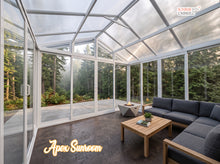 Load image into Gallery viewer, The Apex Custom Sunroom Patio Home Addition | 13'x10' &amp; 11.5'x10' | White Color
