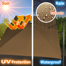 Load image into Gallery viewer, Big Roma 13&#39; x 10&#39; Solar LED Cantilever Umbrella
