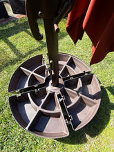 Load image into Gallery viewer, Cantilever Offset Patio Umbrella Base Stand Outdoor Patio Umbrella Stand Deck Parasol Sand Weight Base, Set of 4
