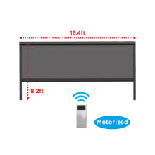 Load image into Gallery viewer, Motorized Windproof Zip Roller Blind (Gray)
