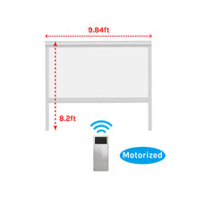 Load image into Gallery viewer, Motorized Windproof Zip Roller Blind (White)
