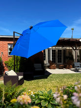 Load image into Gallery viewer, Deluxe 11' Sunbrella® Fabric Solar LED Cantilever Umbrella
