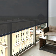 Load image into Gallery viewer, Motorized Windproof Zip Roller Blind (Gray)
