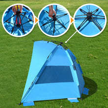 Load image into Gallery viewer, SUNRISEUMBRELLA Easy Setup Camping Tent beach tent Portable Tent with Carrying Bag-Blue
