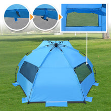 Load image into Gallery viewer, SUNRISEUMBRELLA Easy Setup Camping Tent beach tent Portable Tent with Carrying Bag-Blue
