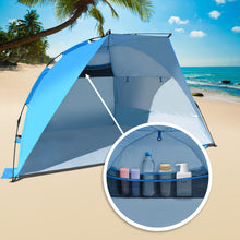 Load image into Gallery viewer, SUNRISEUMBRELLA Easy Setup Camping Tent beach tent Portable Tent with Carrying Bag-Blue
