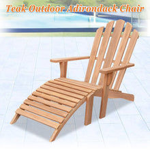 Load image into Gallery viewer, Adirondack Chair and Footstool Set Outdoor Patio Deck Garden Lounge Furniture(Local Pickup Only)
