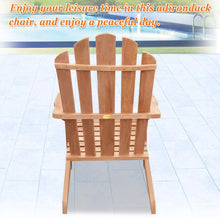 Load image into Gallery viewer, Adirondack Chair and Footstool Set Outdoor Patio Deck Garden Lounge Furniture(Local Pickup Only)
