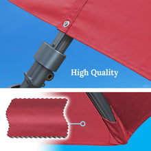 Load image into Gallery viewer, Outdoor 10&#39;x10&#39; LED Light Offset Cantilever Umbrella Patio Hanging Umbrella GLEAMINGG (ONLY LOCAL PICK UP) )
