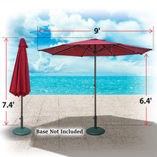 Load image into Gallery viewer, 9ft Patio Battery Light LED Umbrella (SAMPLE)
